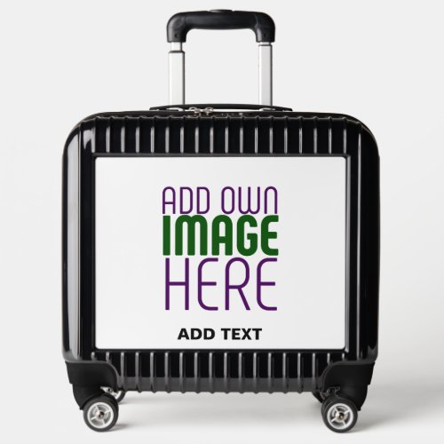 MODERN EDITABLE SIMPLE WHITE IMAGE TEXT TEMPLATE LUGGAGE