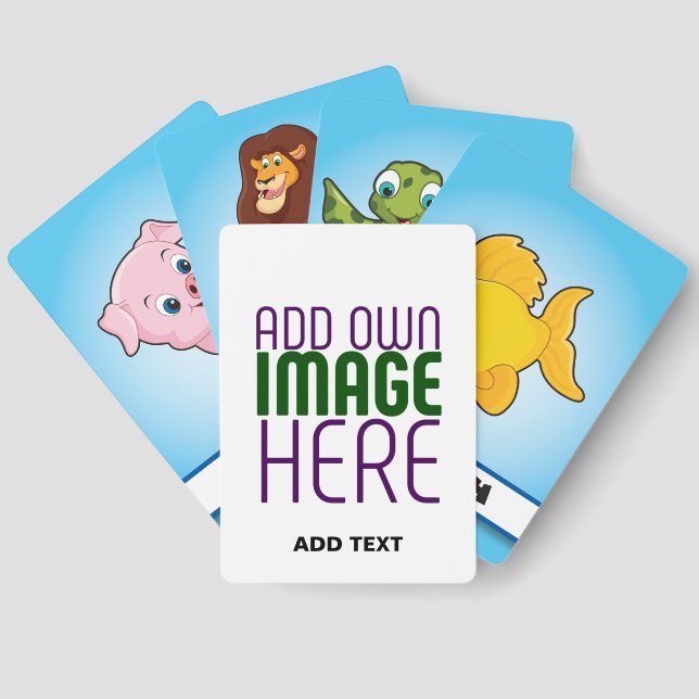 MODERN EDITABLE SIMPLE WHITE IMAGE TEXT TEMPLATE MATCHING GAME CARDS (Back)