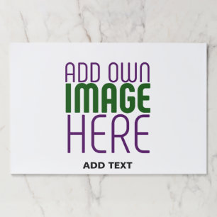 MODERN EDITABLE SIMPLE WHITE IMAGE TEXT TEMPLATE PAPER PAD