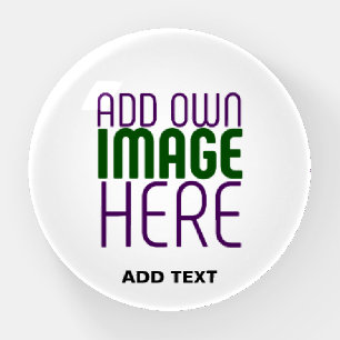 MODERN EDITABLE SIMPLE WHITE IMAGE TEXT TEMPLATE PAPERWEIGHT