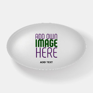MODERN EDITABLE SIMPLE WHITE IMAGE TEXT TEMPLATE PAPERWEIGHT