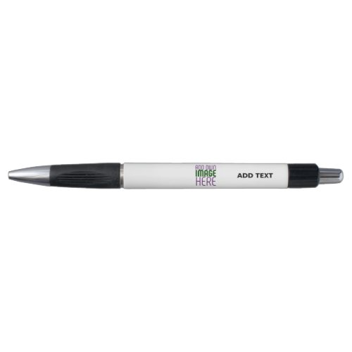 MODERN EDITABLE SIMPLE WHITE IMAGE TEXT TEMPLATE PEN