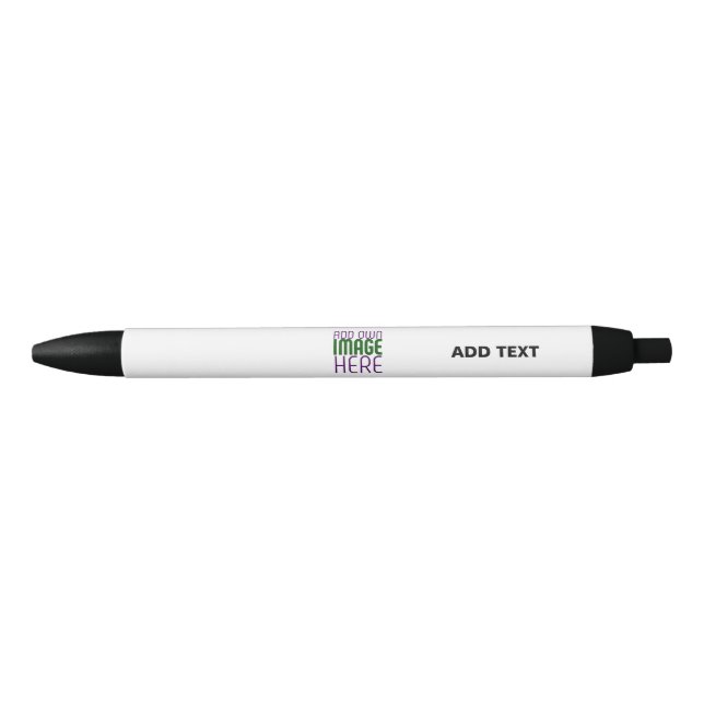 MODERN EDITABLE SIMPLE WHITE IMAGE TEXT TEMPLATE PEN (Front)