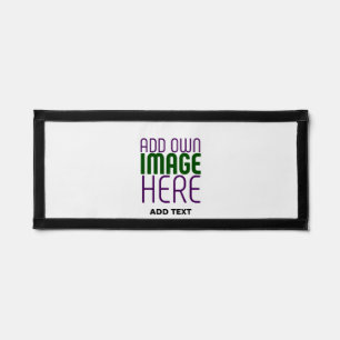 MODERN EDITABLE SIMPLE WHITE IMAGE TEXT TEMPLATE PENNANT