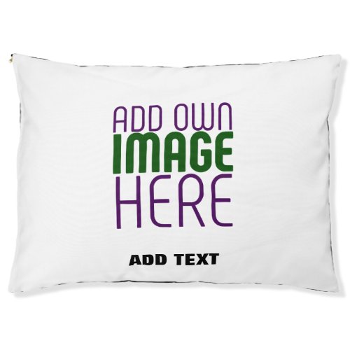 MODERN EDITABLE SIMPLE WHITE IMAGE TEXT TEMPLATE PET BED