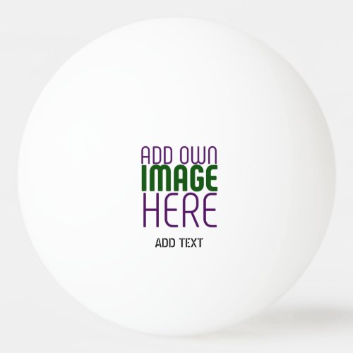 MODERN EDITABLE SIMPLE WHITE IMAGE TEXT TEMPLATE PING PONG BALL