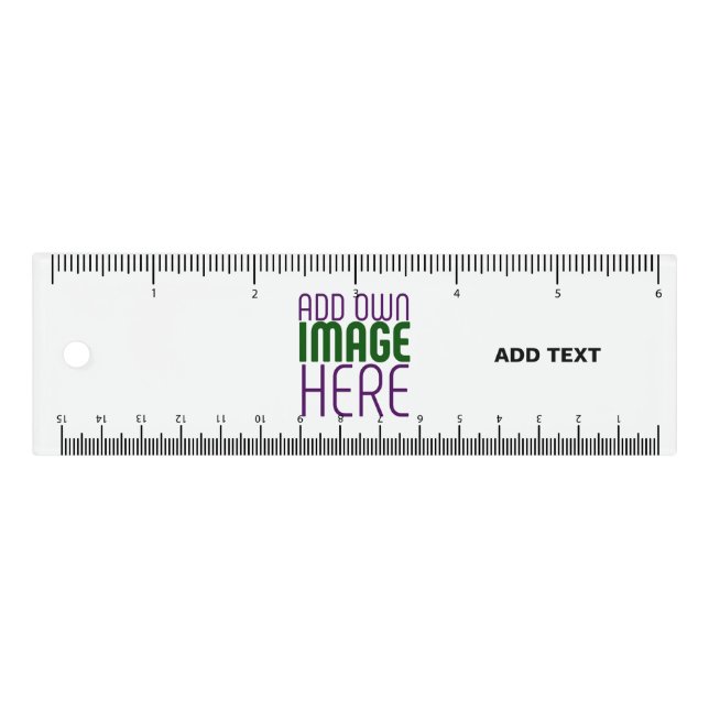 MODERN EDITABLE SIMPLE WHITE IMAGE TEXT TEMPLATE RULER (Front)
