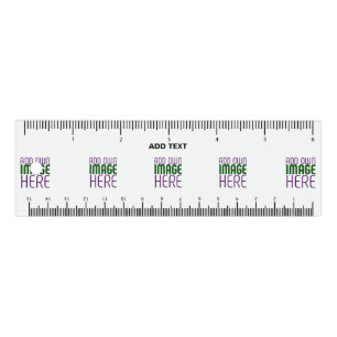 MODERN EDITABLE SIMPLE WHITE IMAGE TEXT TEMPLATE RULER