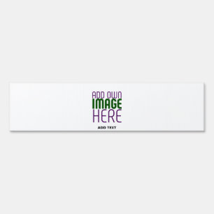 MODERN EDITABLE SIMPLE WHITE IMAGE TEXT TEMPLATE SIGN