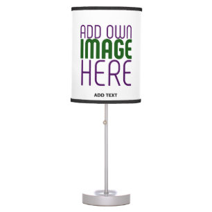 MODERN EDITABLE SIMPLE WHITE IMAGE TEXT TEMPLATE TABLE LAMP