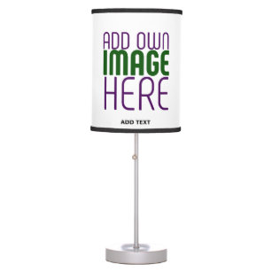 MODERN EDITABLE SIMPLE WHITE IMAGE TEXT TEMPLATE TABLE LAMP