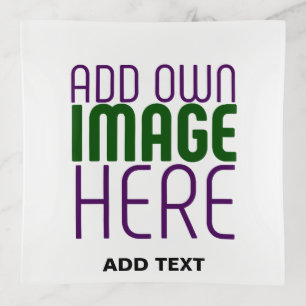 MODERN EDITABLE SIMPLE WHITE IMAGE TEXT TEMPLATE TRINKET TRAY