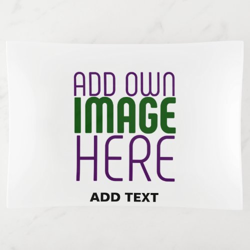  MODERN EDITABLE SIMPLE WHITE IMAGE TEXT TEMPLATE TRINKET TRAY