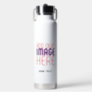 MODERN EDITABLE SIMPLE WHITE IMAGE TEXT TEMPLATE WATER BOTTLE