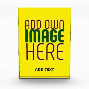 MODERN EDITABLE SIMPLE YELLOW IMAGE TEXT TEMPLATE PHOTO BLOCK