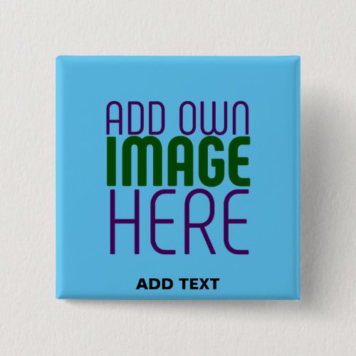 MODERN EDITABLE SWAG SKY BLUE IMAGE TEXT TEMPLATE BUTTON