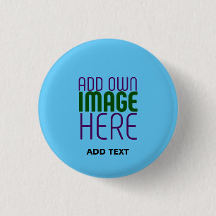 MODERN EDITABLE SWAG SKY BLUE IMAGE TEXT TEMPLATE BUTTON