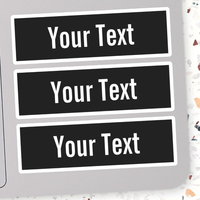 Modern Editable Text in White Logo Style Frame Sticker (Creator Uploaded)