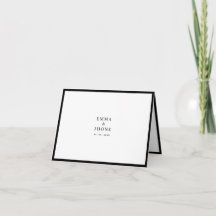 Modern Editorial Black White Wedding