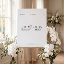 Modern Editorial Wedding Welcome