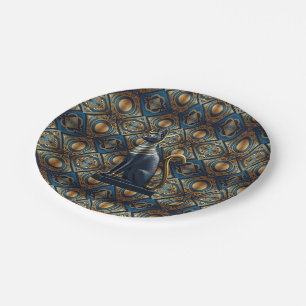 Modern Egyptian, Islamic, Arabic & African design Paper Plates