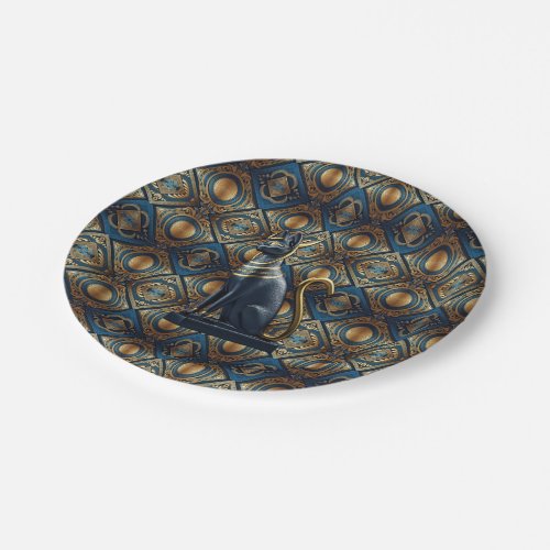 Modern Egyptian Islamic Arabic  African design Paper Plates