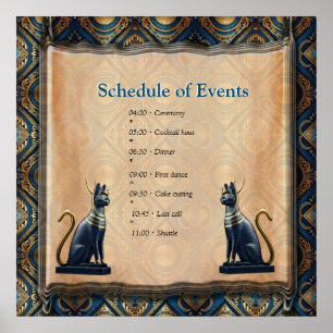 Modern Egyptian, Islamic, Arabic & African design Poster