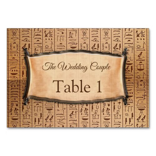 Modern Egyptian Islamic Arabic  African design Table Number