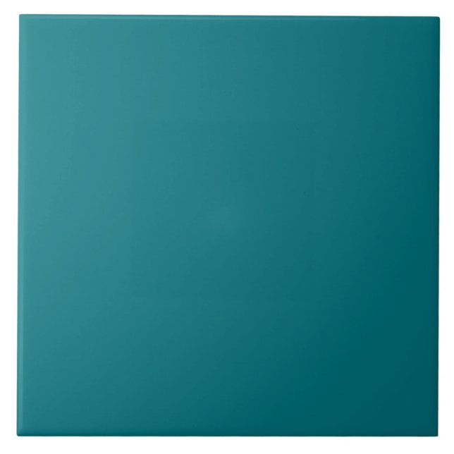 Modern Egyptian Turquoise Color Ceramic Tile (Front)