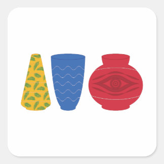 Modern Egyptian Vases Sticker