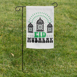 Modern Eid Mubarak Outside Home Decor Garden Flag