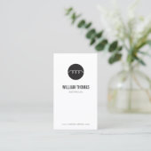 MODERN ELECTRICIAN LOGO BUSINESS CARD (Standing Front)