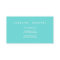 Modern Elegance Blue Business Card