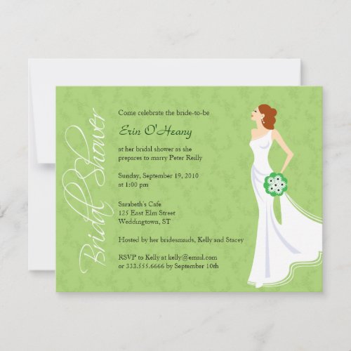 Modern Elegance Bridal Shower Invitation