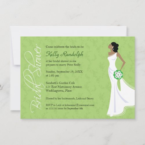 Modern Elegance Bridal Shower Invitation