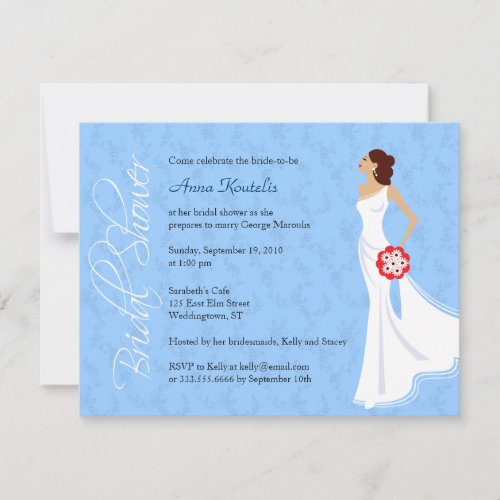 Modern Elegance Bridal Shower Invitation