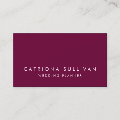 Modern Elegance  Poppy Business Card