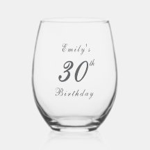 Modern Elegant 30th Birthday Party