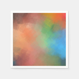 Modern Elegant Abstract Art Colorful Template Napkins