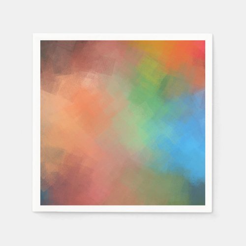 Modern Elegant Abstract Art Colorful Template Napkins