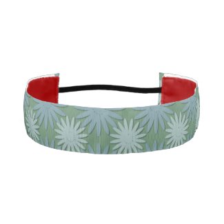 Modern Elegant Abstract Art Green Floral Pattern