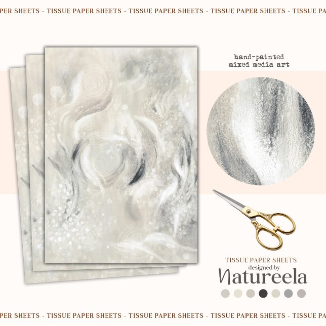 Modern Elegant Abstract Pattern Tissue Paper (Creator Uploaded)