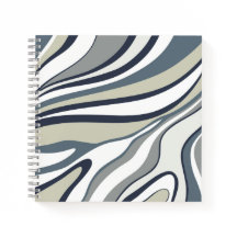 Modern elegant abstract wavy lines