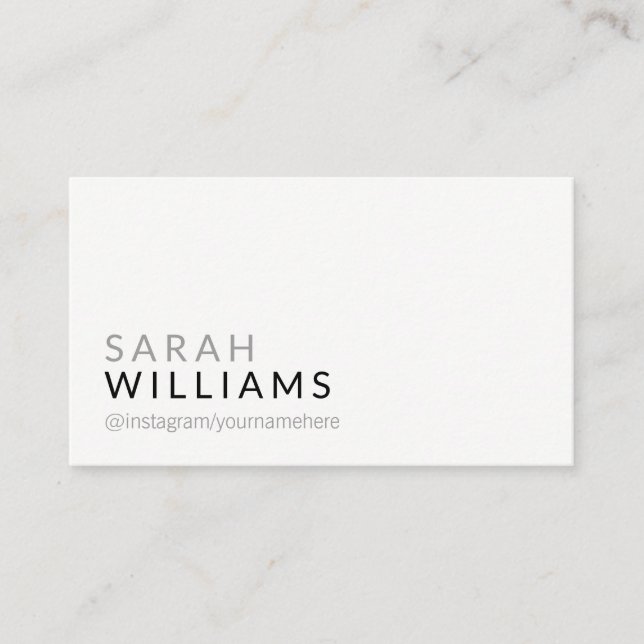 Modern Elegant Accents Business Card (Front)