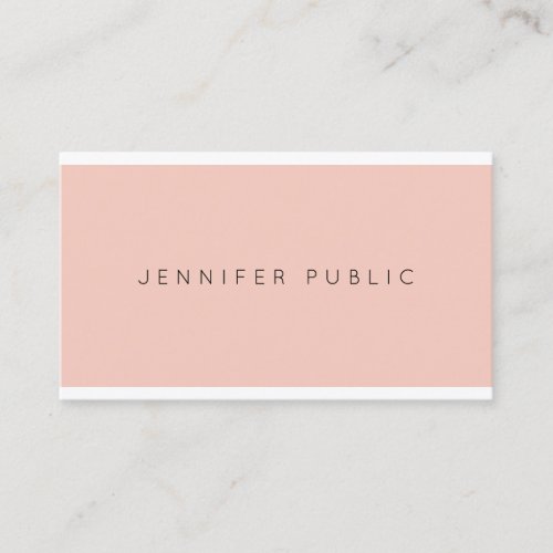 Modern Elegant Aesthetic Design Professional Sleek Business Card