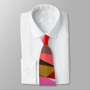 Modern Elegant Art Deco Geometric Wedding  Neck Tie