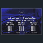Modern elegant automotive  flyer<br><div class="desc">Professional modern cover with space for logo and QR code. Ideal for car wash and auto detailing professionals.</div>