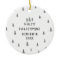 modern elegant baby first christmas baby