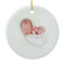 modern elegant baby first christmas baby