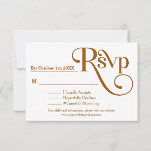 Modern Elegant "Be our Guest" Wedding Invitation
